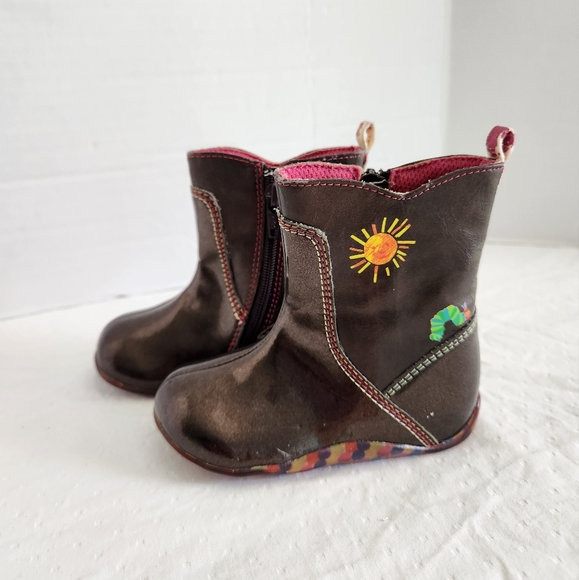 Eric Carlisle x Stride rite Hungry Caterpillar Boots toddler / baby size 4 - Picture 5 of 9